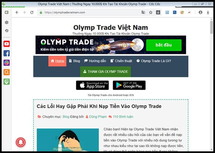 Website Olymp Trade Việt Nam 